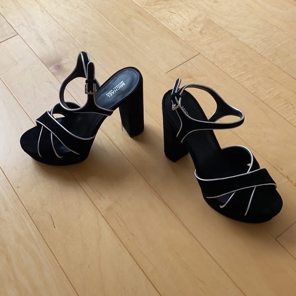 Michael Kors Lexie Suede Platform Sandal size 7.5 - Picture 6 of 11